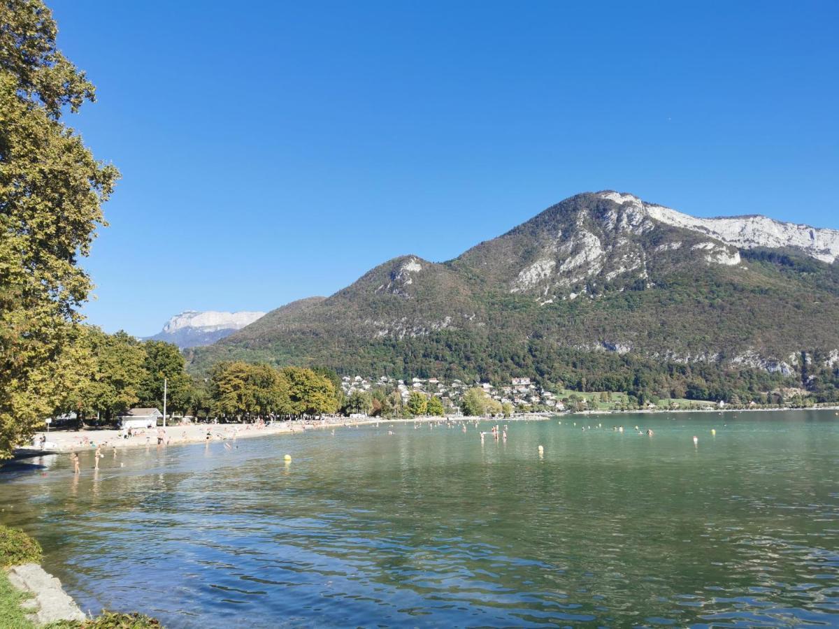Charmant Appartement A 1 Minute Du Lac Annecy Bagian luar foto