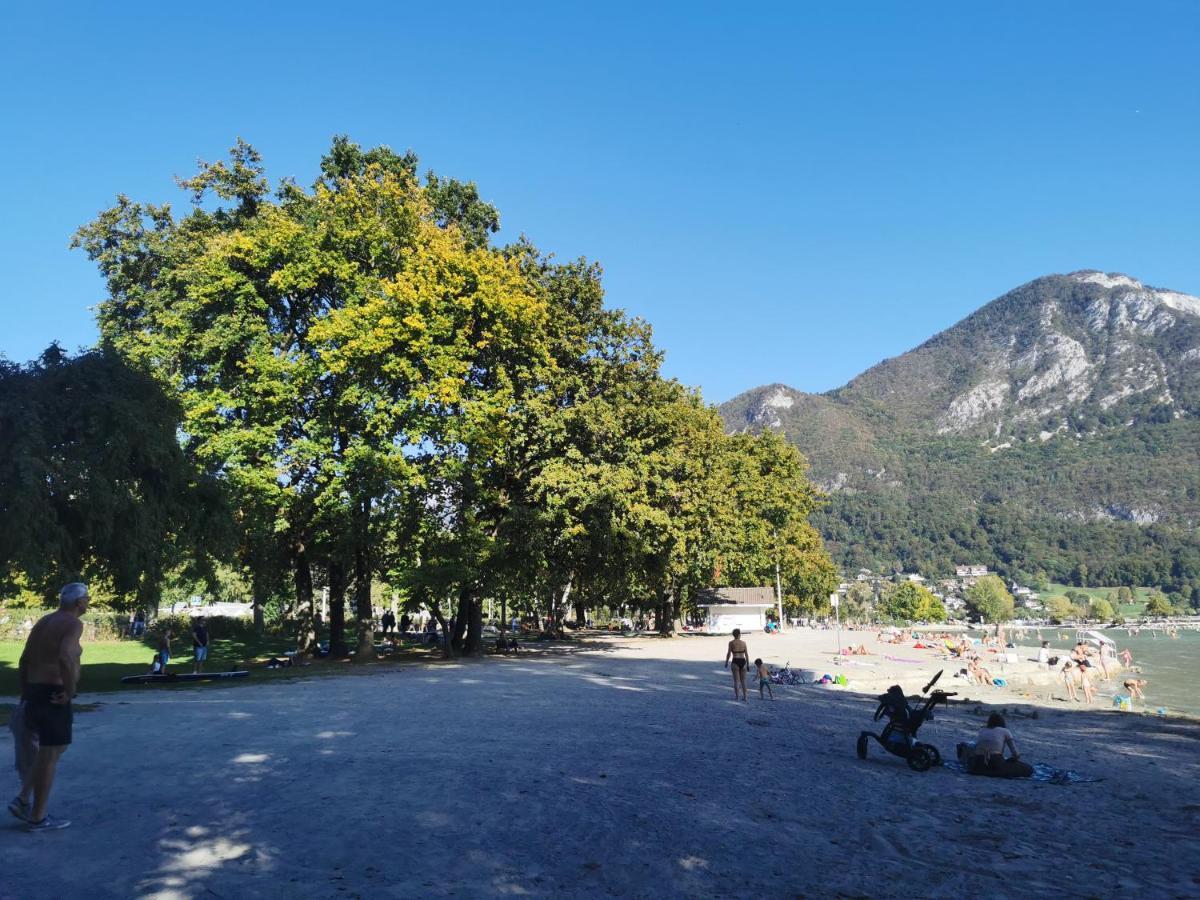 Charmant Appartement A 1 Minute Du Lac Annecy Bagian luar foto