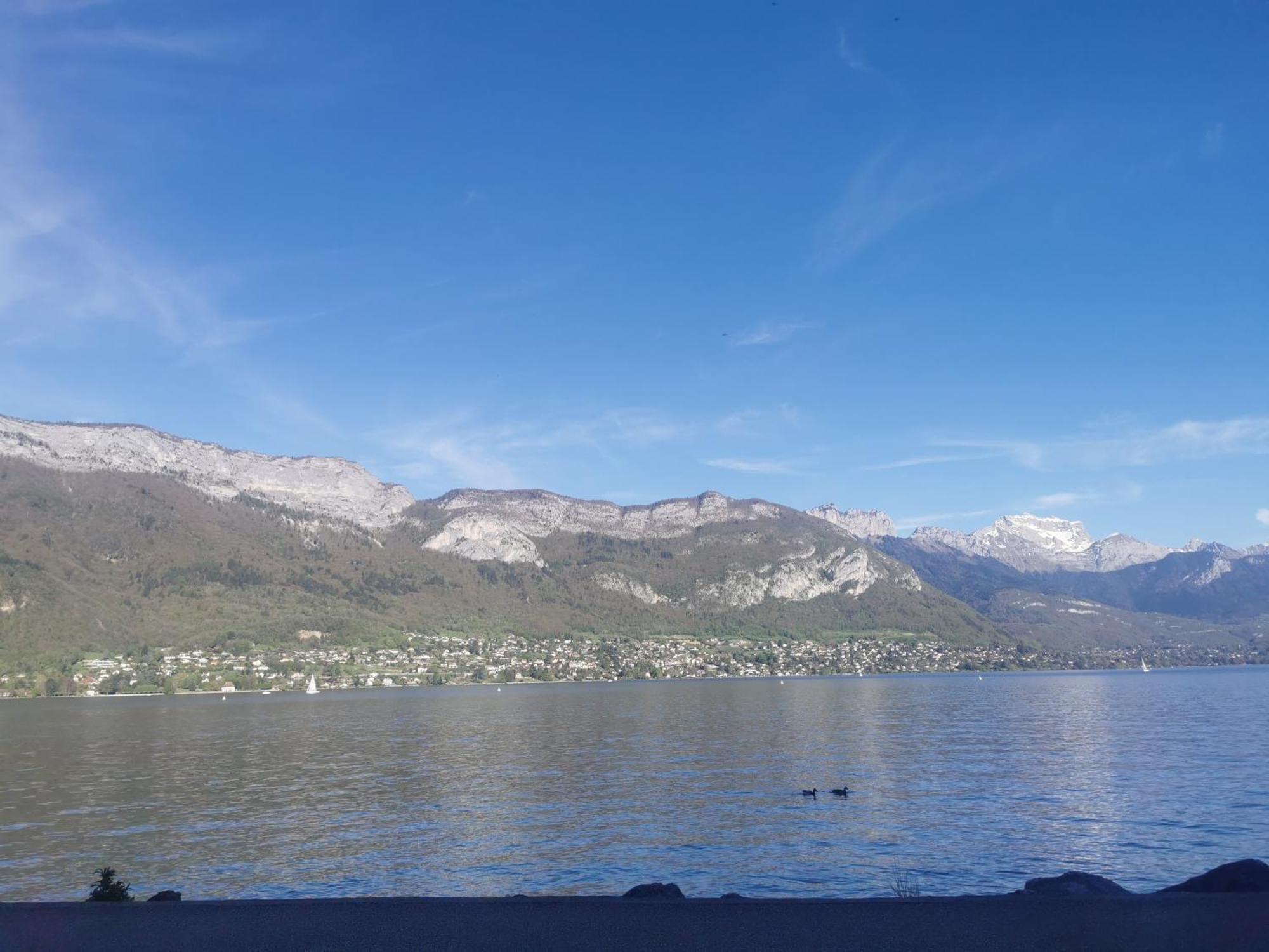 Charmant Appartement A 1 Minute Du Lac Annecy Bagian luar foto